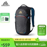 GREGORY格里高利 NANO蜂鸟 男女旅行户外徒步背包登山包通勤双肩背包18L 18L- 黑色