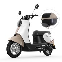 绿源60V20A长续航电动摩托车 液冷电机 陶瓷刹车 代步电瓶车 MODA C1 砂砾棕(尾箱版)