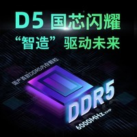 金百达（KINGBANK）32GB(16GBX2)套装 DDR5 6000 台式机内存条 国产颗粒 白刃RGB灯条 C36 适配黑神话悟空