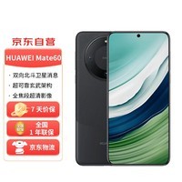 华为（HUAWEI）旗舰手机 Mate 60 12GB+256GB 雅丹黑