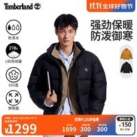 添柏岚（Timberland）官方男装羽绒服夹克24秋冬新款保暖防泼水|A41RB A41RB001/黑色 M