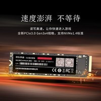 京东京造 1TB SSD固态硬盘 M.2接口（NVMe协议）PCIe3.0四通道 5系列（JZ-SSD1T-5）