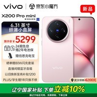 vivo X200 Pro mini 16GB+512GB 微粉 6.31英寸纤薄小直屏 蔡司超级长焦 5700mAh蓝海电池 拍照 AI手机