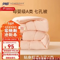 安睡宝（SOMERELLE） 被子  母婴A类七孔被抗菌冬被春秋被褥被芯  A类七孔抗菌冬被 150*215cm