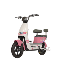 迈翱新国标电动自行车可上牌48v电动车铅酸锂电男女士代步车 粉色 48V20A锂电池-续航约90公里