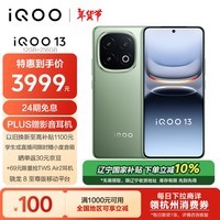 iQOO 13 12GB+256GB 曼岛 骁龙8至尊版 自研电竞芯片Q2 长续航快充 2K Q10护眼屏 5G电竞手机