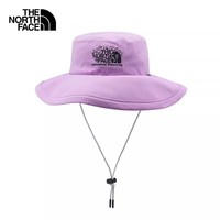 The North Face北面运动帽女户外大帽檐遮阳渔夫帽5FX2 紫色/IFA 帽围59cm/L/XL