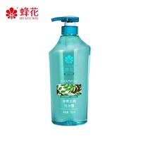 蜂花（BEE&FLOWER）净爽去屑洗发露强韧蓬松轻盈洗发水皂角山茶籽油精华洗发液