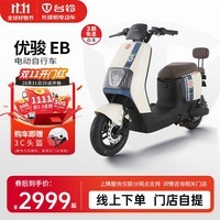 台铃电动车【门店自提】优骏EB电动自行车新国标可上牌电瓶车成人通勤代步 请到店选购颜色