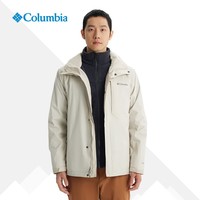 Columbia哥伦比亚三合一冲锋衣男24秋冬户外抓绒衣内胆防水两件套WE6508 278 L