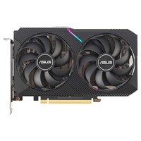 华硕（ASUS）Dual RX6500XT O4G AMD RADEON RX 6500 XT电竞游戏专业独立显卡 DUAL-RX6500XT-O4G-V2