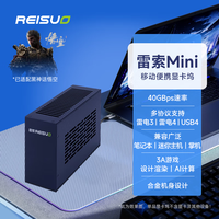 雷索 1660TI/RTX2060S/3060/3070/4060笔记游戏本Ai计算迷你黑神话悟空游戏外接扩展坞雷电34显卡坞 迷你单显卡坞+电源(无显卡需自备显卡）