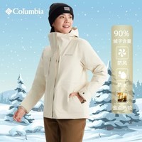 Columbia哥伦比亚冲锋衣女三合一24冬户外羽绒服内胆热能保暖两件套XR4528 191 L