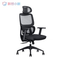 联想（Lenovo）小新C5人体工学转椅 坐躺两用电脑椅家用办公椅学习椅 黑 无腿托