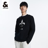 杰克·琼斯（JACK&JONES）秋冬男士上衣潮流针织衫合集 222424049黑色 175/96A/M