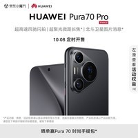 HUAWEI Pura 70 Pro 羽砂黑 12GB+256GB 超高速风驰闪拍 超聚光微距长焦 华为P70智能手机