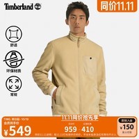 添柏岚（Timberland）官方男装摇粒绒24秋冬新款户外休闲保暖抓绒|A6NZ1 A6NZ1DH4/甘草黄 M