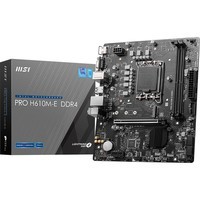 微星（MSI）PRO H610M-E DDR4电脑主板 支持CPU 12400F/12490F/13400F(INTEL H610/LGA 1700)