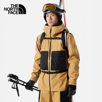 The North Face北面冲锋衣男户外GTX防水防风滑雪服82V9 卡其色/I0J M