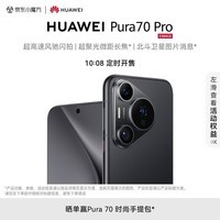 HUAWEI Pura 70 Pro 羽砂黑 12GB+1TB 超高速风驰闪拍 超聚光微距长焦 华为P70智能手机