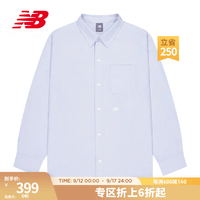 NEW BALANCE NB官方24新款男款潮流百搭休闲舒适梭织衬衫 CUA AMJ42328 L