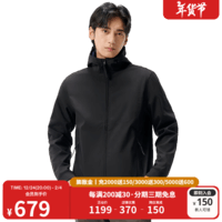 添柏岚（Timberland）官方男装外套新款户外连帽夹克|A43A2 A43A2001/黑色 M