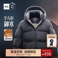 HLA海澜之家羽绒服男山不在高白鸭绒外套男冬季