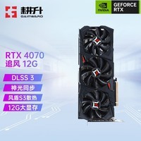 耕升（GAINWARD） RTX 4070/4080/4090 深度学习台式机电脑游戏显卡 RTX 4070追风 12G