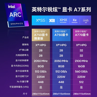 ӢضIntel Arc Կ ̨ʽ羺ϷרҵԿ Arc A750 8G