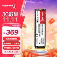 长城（Great Wall）1TB SSD固态硬盘 M.2接口(NVMe协议) PCIe4.0x4 读速5100MB/s GW5000系列