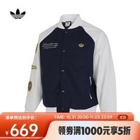 阿迪达斯 （adidas） Originals三叶草2024年男子VRCT JKT棉服 IS2926 S