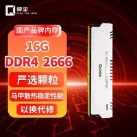 骑尘 DDR4 8G 3200 电脑台式机内存条 无双系列马甲条ddr4 3600 4000 兼容 无双DDR4 16G 2666