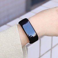松米（SONGMI） 智能手环运动防水男女腕表血压心率睡眠监测多功能计步器适用苹果华为ov小米 黑色彩屏版