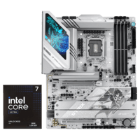 ROG STRIX Z890-A GAMING WIFI S吹雪主板+intel-U7 265K CPU  主板+CPU套装