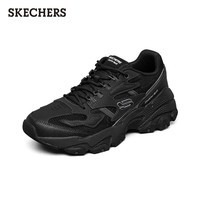 斯凯奇（Skechers）Sparta Max机械复古老爹鞋子男士厚底增高网面潮流黑色237121 全黑色/BBK 42