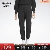 Reebok锐步官方女子PANTS经典黑色舒适百搭时尚简约运动休闲卫裤 HS0394 A/XL