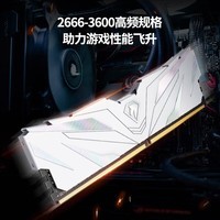 朗科（Netac）16GB DDR4 2666 台式机内存条 越影II系列 电竞马甲-精选颗粒(C19)白色