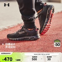 安德玛（UNDERARMOUR）HOVR Summit男女同款缓震运动休闲鞋情侣鞋3022579 煤玉黑100 38