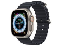 Apple/苹果 Watch Ultra 智能手表 GPS + 蜂窝款 49毫米 钛金属表壳午夜色海洋表带 MQF63CH/A