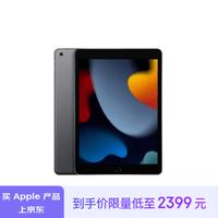 Apple/苹果 iPad(第9代)10.2英寸平板电脑 2021年款(256GB WLAN版/MK2N3CH/A)深空灰色