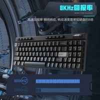 雷神（ThundeRobot）KT78 耀影 有线磁轴键盘 禾金定制磁墨轴 8KHz回报率 RT键盘 FPS无畏契约瓦洛兰特 78键