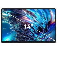 六维鲨 便携式显示器4k触摸笔记本手机电脑外接副屏2k高刷游戏switch娱乐电竞ps5便携屏 14英寸 4K 非触 高色域【S14U6】