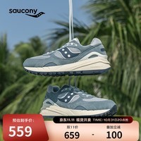 Saucony索康尼SHADOW 6000RE男女运动休闲鞋情侣复古百搭运动鞋兰灰40