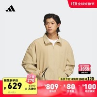 adidas夹克外套男装阿迪达斯官方轻运动IM9083 浅卡其 A/XS