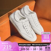 斯凯奇（Skechers）板鞋男轻质吸震舒适透气休闲鞋210742 白色745 42.00 