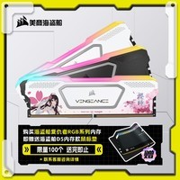 美商海盗船（USCORSAIR）DDR5台式机内存条 复仇者RGB SL 灯条系列 神光同步 复仇者RGB SL 32G*2 6000 C38