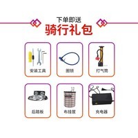 凤凰电动自行车锂电池轻便助力车男女代步电动电瓶车 R9银/48V内置电池/电动续航32km