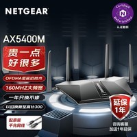 网件（NETGEAR）RAX50无线路由器千兆wifi6 AX5400M高速电竞/家用全屋覆盖穿墙王/5G双频三核/认证翻新