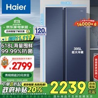 Haier618˪Կ˫ŵһЧƵܳBCD-618WGHSSEDBL