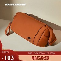 斯凯奇（Skechers）时尚大容量瑜伽包mini吐司包运动单肩包斜挎包 P223U029-040U砖红色 均码